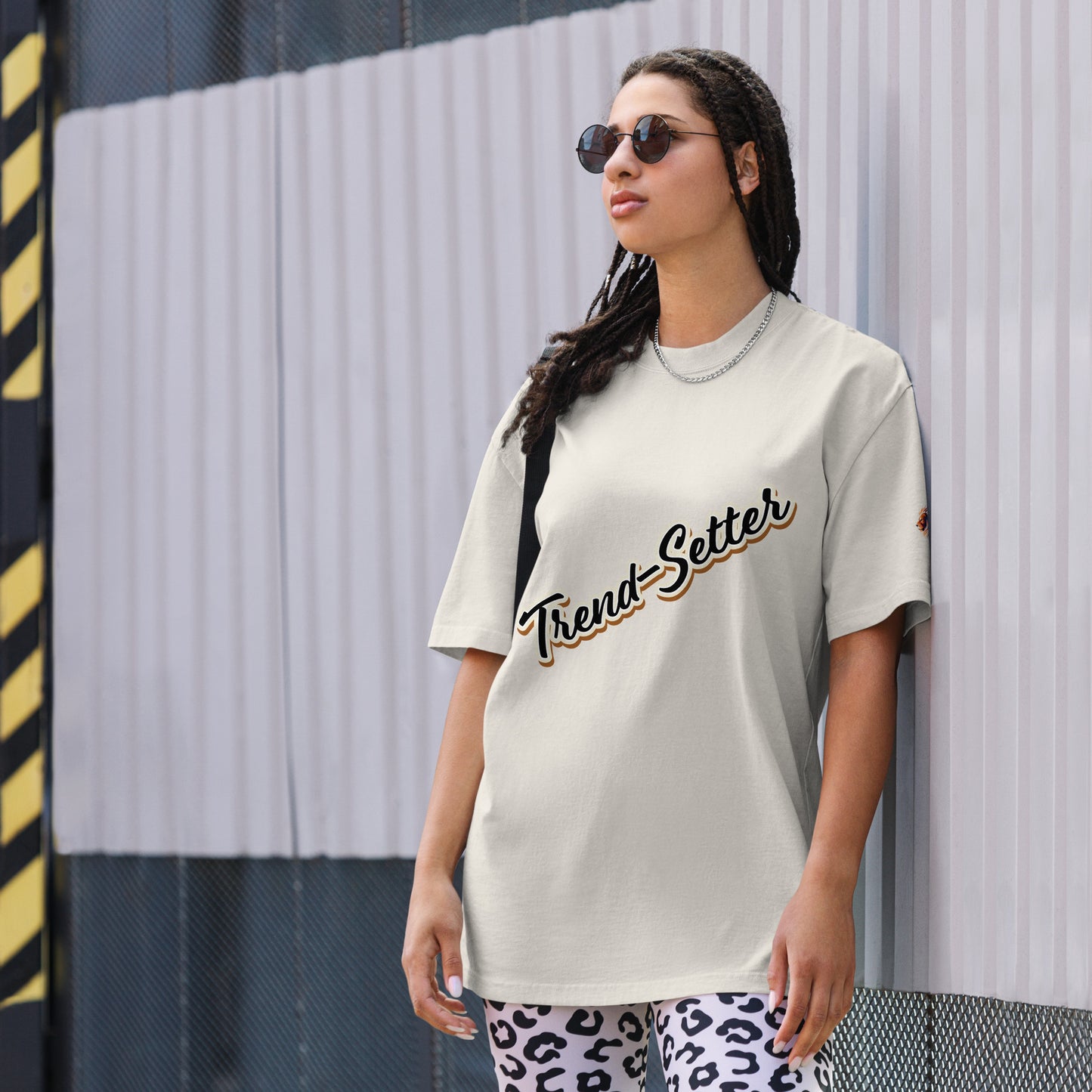 RoarWave: Luxe Oversized T-Shirt: 100% Carded Feather-Soft Cotton, Exquisite Finish, Designer Fashion.