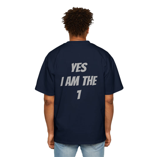 RoarWave: 'YES I AM THE 1' Luxe Oversized Fashion Apparel (for Men and Women). 100% Quality Carded Ultra-Soft Cotton. Designer Fashion.